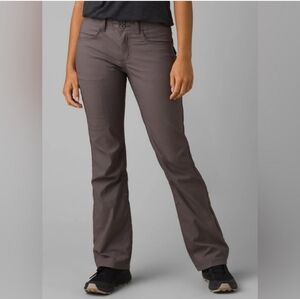 Prana Halle Pant II in gray moonrock women athletic hiking outdoor pants size 8